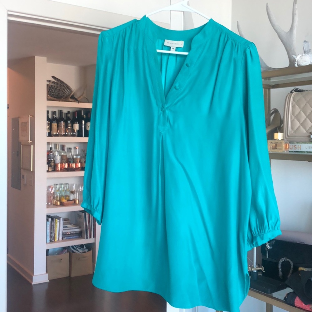 Silk blouse - 100% silk runs large